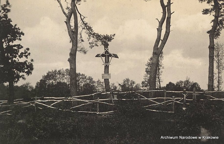 Cmentarz wojenny nr 246 Radgoszczy -groby prowizoryczne - jesień 1915